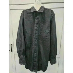 Polo Ralph Lauren Shirt Men’s Size 17.5 34/35 (Large) Curham Button Black Cotton